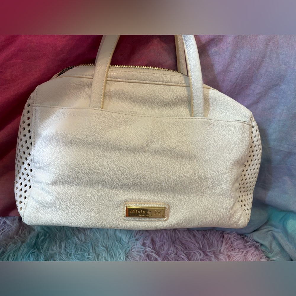 OLIVIA + JOY LASERCUT SATCHEL